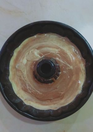 صورة لوصفة الكيكة الرخامية