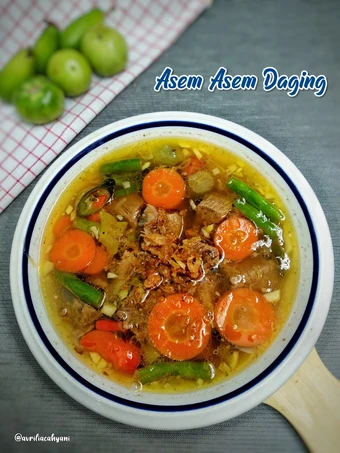 Langkah Gampang Membuat Resep Asem-Asem Daging Sapi Anti Ribet, Lezat Sekali