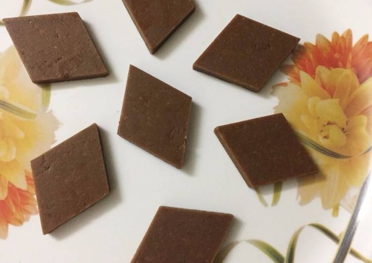 Recipe of Homemade Palm Jaggery Kaju katli