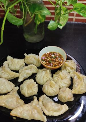 A picture of Chicken Dumpling 🥟🥟.