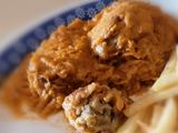 Albóndigas de berenjena en salsa de tomate