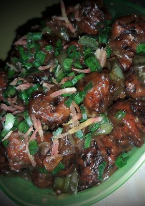 A picture of Veg Dry Manchurian.