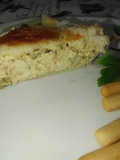 Una foto de Quiche Lorraine de bacalao
