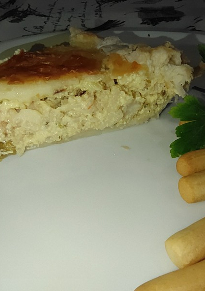 Una foto de Quiche Lorraine de bacalao