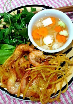 Hình của món Bánh tôm - món ăn vui vẻ.