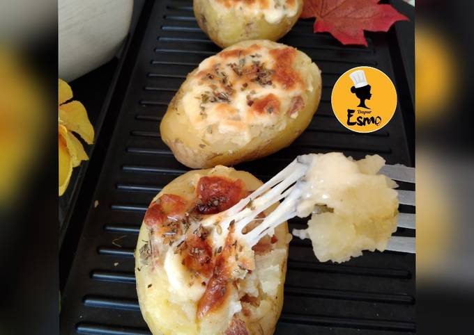 Ternyata ini loh! Resep praktis bikin Baked Potato Cheese yang sedap