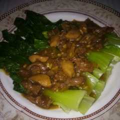รูปของ Pokcoy cah daging sapi