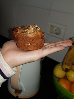 Una foto de Muffins integrales de manzana light!