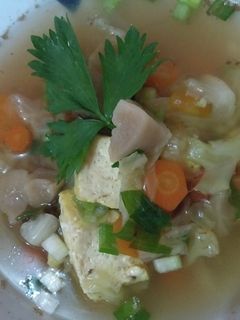 Foto resep Sup tahu kuning bakso sapi