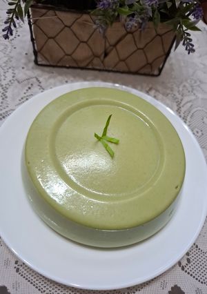 Foto resep Puding Roti Matcha