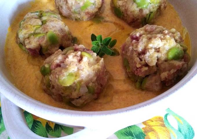 Il modo più semplice a Fai Veloce Canederli integrali, fave, salame e zucca