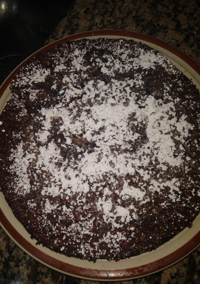 Una foto de Torta de banana y avena