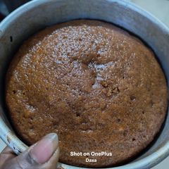 A picture of Eggless Coffee Walnut Cake No Oven & Without Cream.