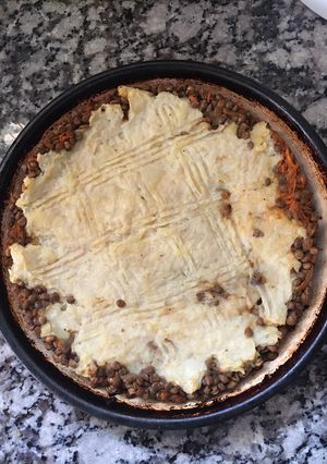 Una foto de Pastel de lentejas 🍲🥔