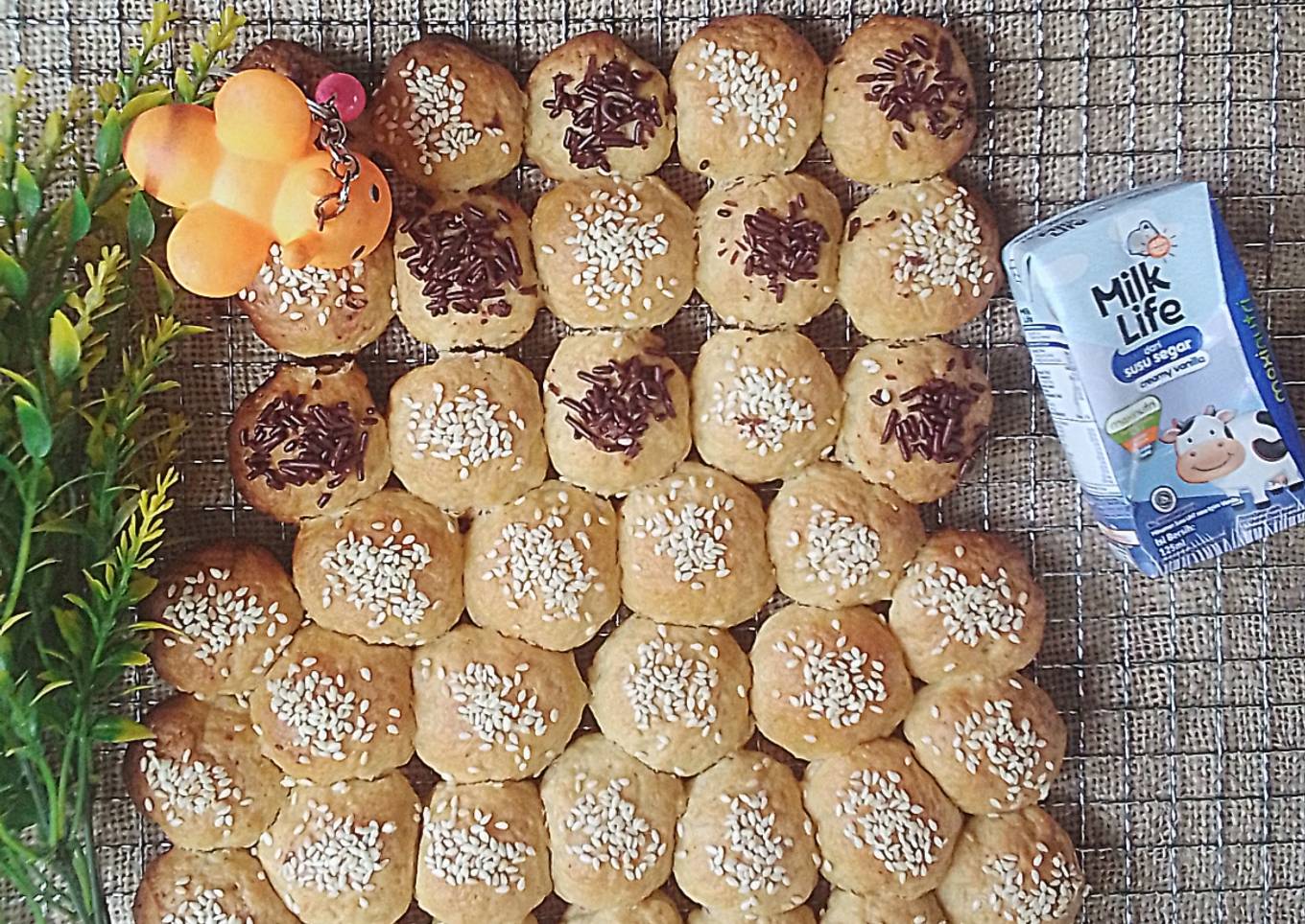 Eggless Bubble Bread n No Knead