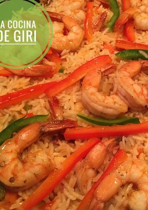 Una foto de Arroz con Camarón