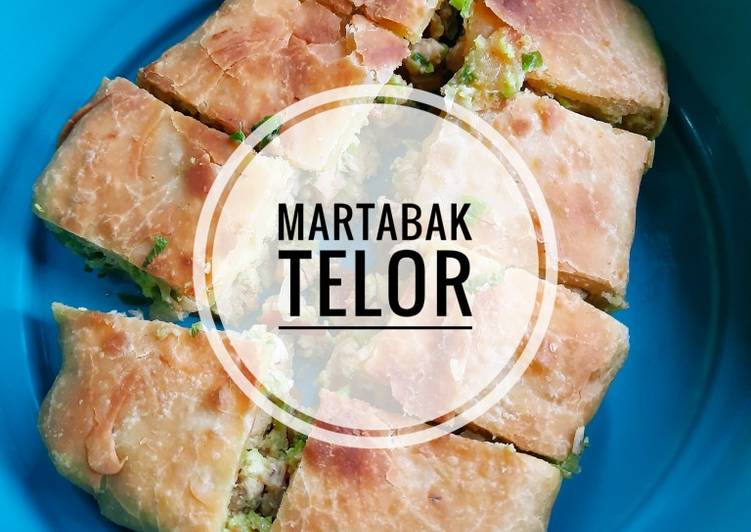 step by step  Martabak Telor Jadi, Menggugah Selera