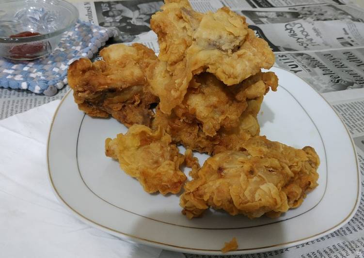 Cara Gampang Menyiapkan Ayam crispy ala2😍 Anti Gagal