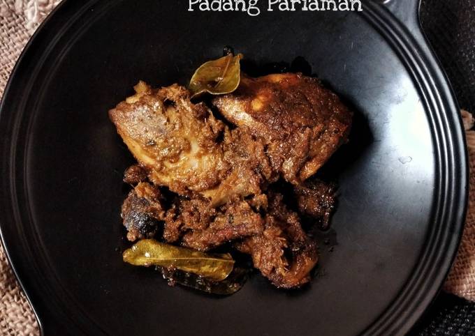 Cara bikin Rendang Ayam Minang Padang Pariaman Cara bikin Rendang Ayam Minang Padang Pariaman