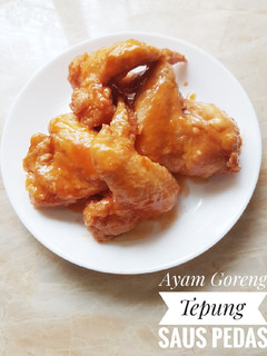 Foto resep 238. Ayam Goreng Tepung Saus Pedas