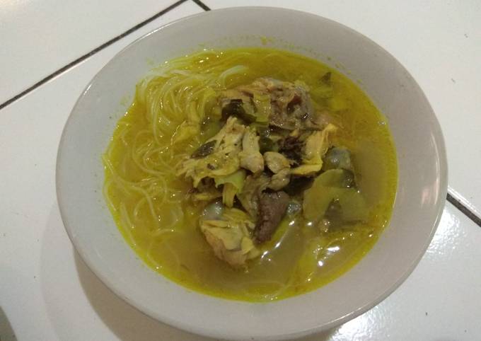 Cara Praktis Bikin Soto ayam tulangan Yang Enak