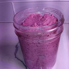 A picture of Blueberry Frozen Yogurt.