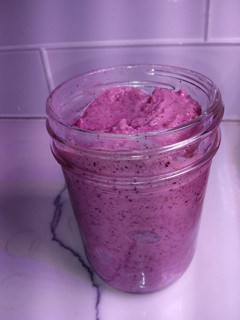 A picture of Blueberry Frozen Yogurt.