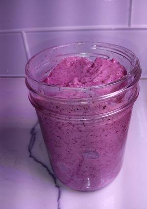 A picture of Blueberry Frozen Yogurt.