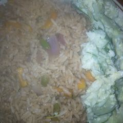 A picture of Clove Jollof Rice.