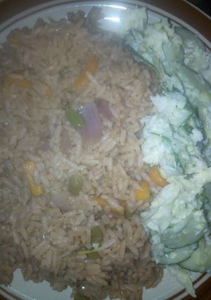 A picture of Clove Jollof Rice.