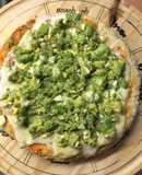Pizza con palta y huevo 🍕