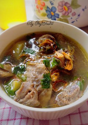 Foto resep Sup Daging Sapi a la Pak Min Klaten