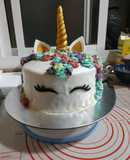 Tarta de unicornio