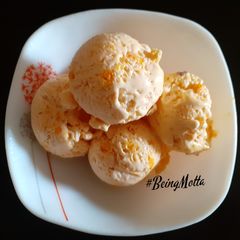 Alphonso Mango Ice-cream (Vegan) A picture of Alphonso Mango Ice-cream (Vegan).