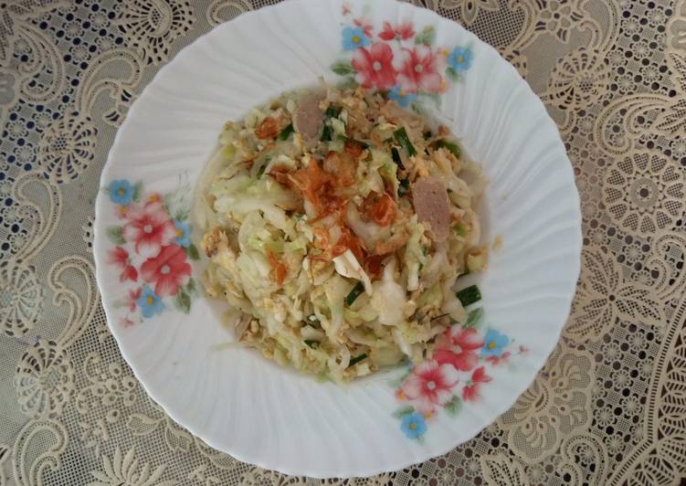 Orak arik telur bakso