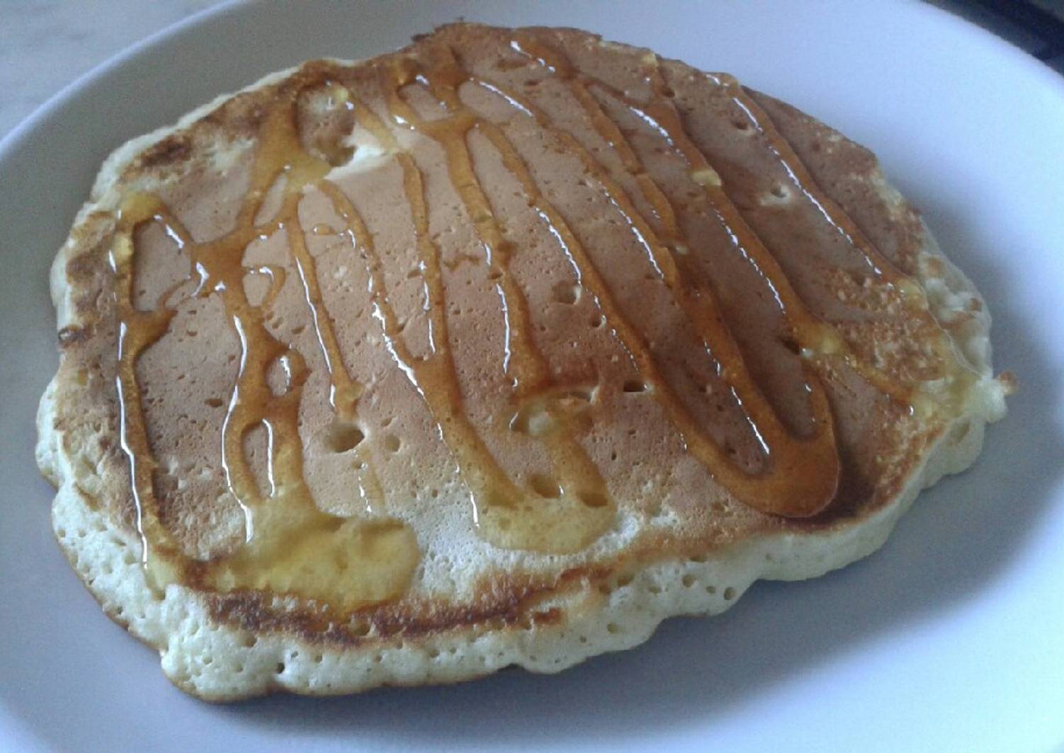 Pancake de Avena con Miel Receta de Andrea De Jimenez Cookpad