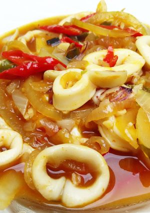 Foto resep Cumi saus padang