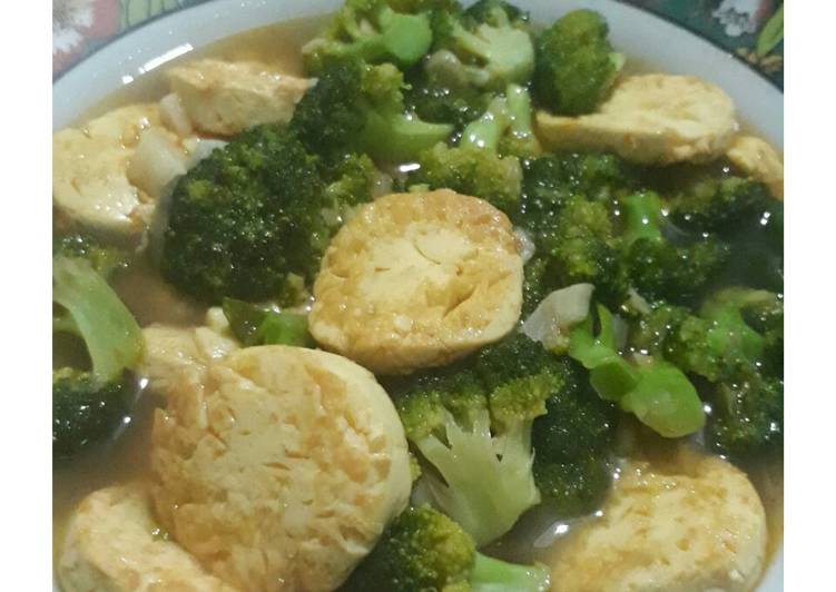 Resep Brokoli Tofu Saus Tiram Anti Gagal