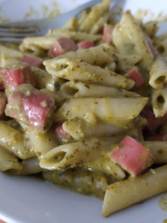 Una foto de Pasta con salsa Pesto a la Genovesa