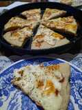 Pizza sencilla para picnic improvisado