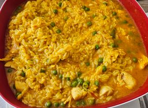 Foto principal de Arroz amarillo con pollo en Thermomix (TM6)