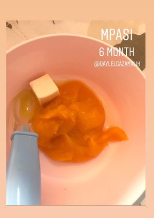 Foto resep Pure labu kuning (6 Month)