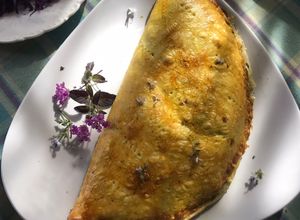 Foto principal de Calzone vegetariana 🌱 de masa quebrada, rellena de acelgas y queso ricotta