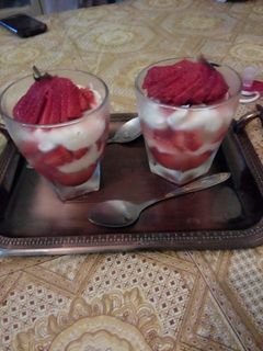صورة لوصفة حلى فراولة 😍