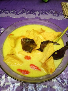 Foto resep Sayur tahu kuah santan