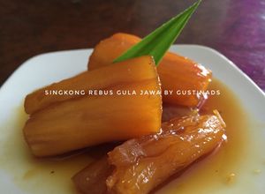 Foto resep Singkong rebus gula jawa