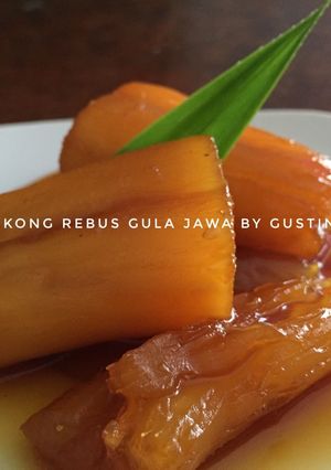 Foto resep Singkong rebus gula jawa