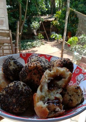 Foto resep Onde-onde pisang coklat rasa durian