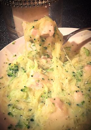 A picture of Healthy Chicken Broccoli Alfredo.