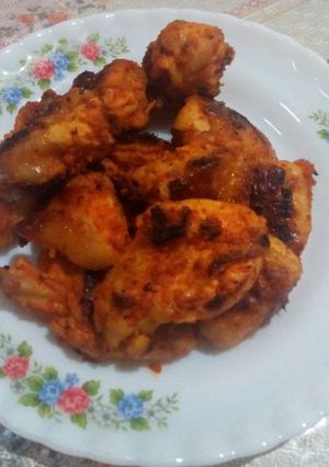 Foto resep Ayam panggang merah